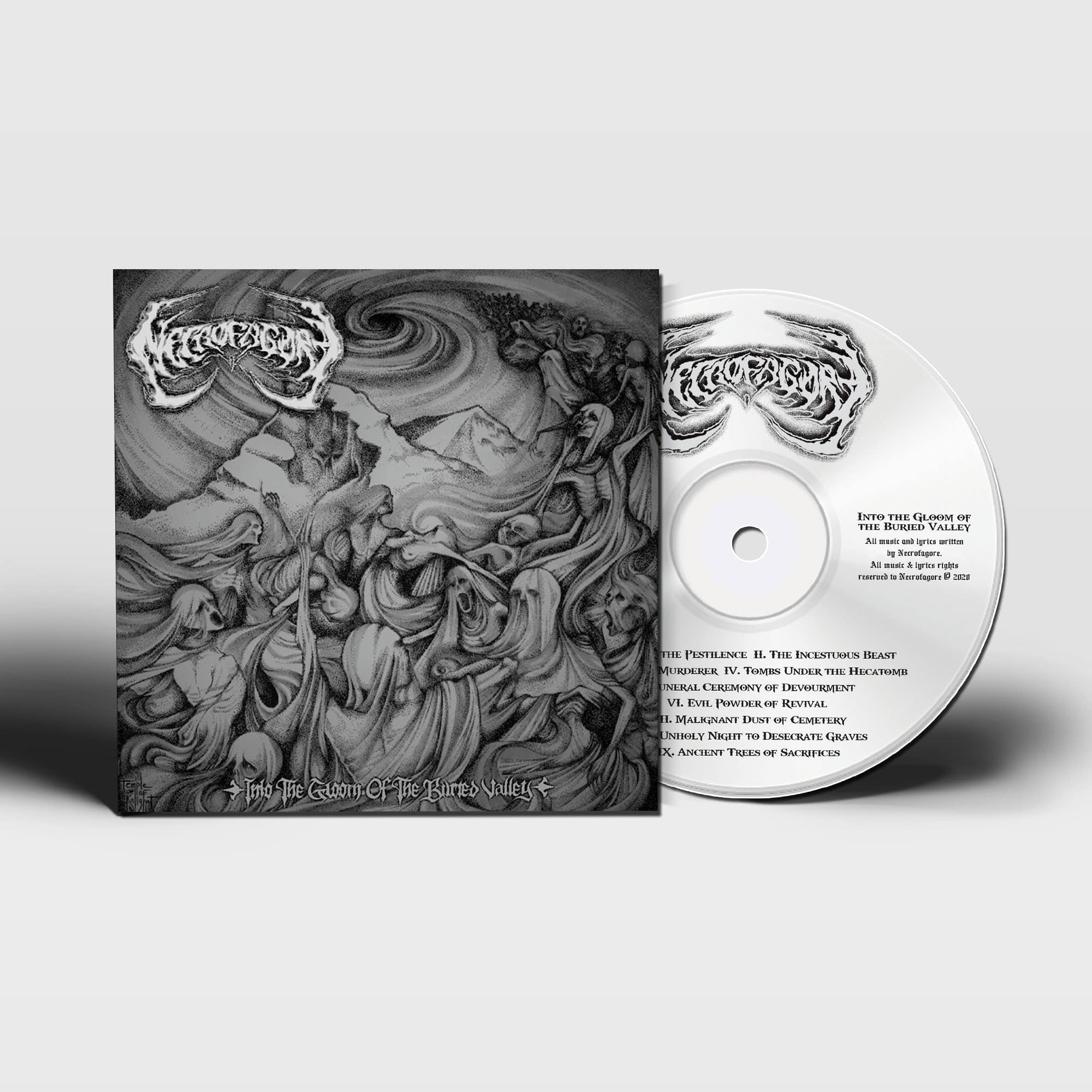 Necrofagore - Into the Gloom of the Buried Valley CD Deluxe Edition